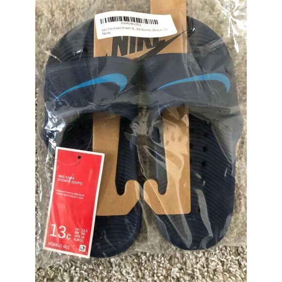 Nike Youth Kawa Slides GS/PS Size 13C - Picture 2 of 5